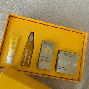 New L’occitane en Provence Immortelle Divine Lotion Oil Cream Holiday Gift Set